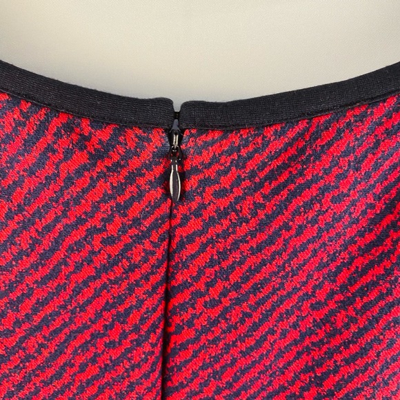 Talbots Red and Blue Striped Short Sleeved Sheath Dress Knee-Length Size 16 - Picture 7 of 10